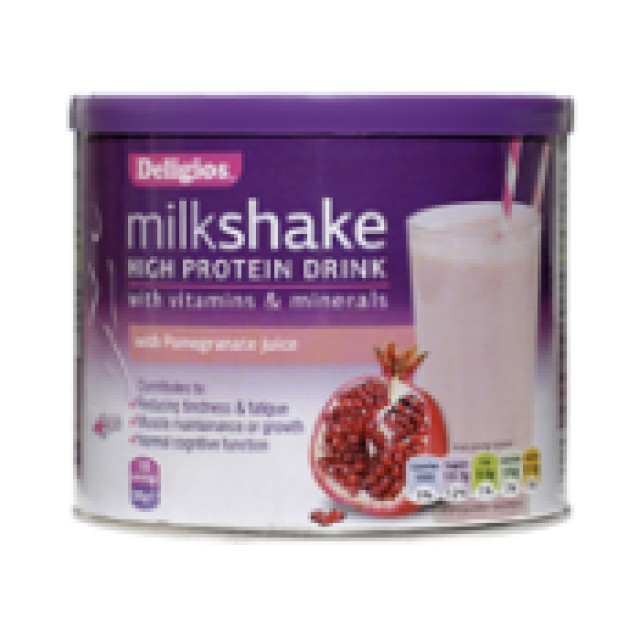 DELIGIOS  Milkshake Ρόφημα Πρωτείνης 300gr