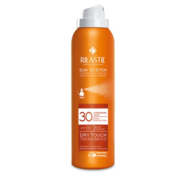 Rilastil Sun System Dry Touch SPF30 Αντιηλιακό Spray Σώματος 200ml