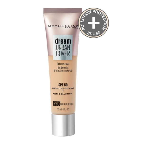 Maybelline Dream Urban Cover Make-Up SPF50 220 Natural Beige 30ml