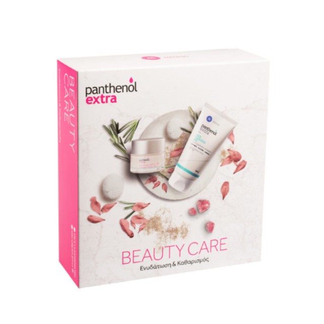 Panthenol Extra Promo Pack Day Cream Spf15 Κρέμα Προσώπου για Ενυδάτωση - Σύσφιξη - Λάμψη, 50ml & Face Cleansing Gel Τζελ Καθαρισμού Προσώπου, 150ml