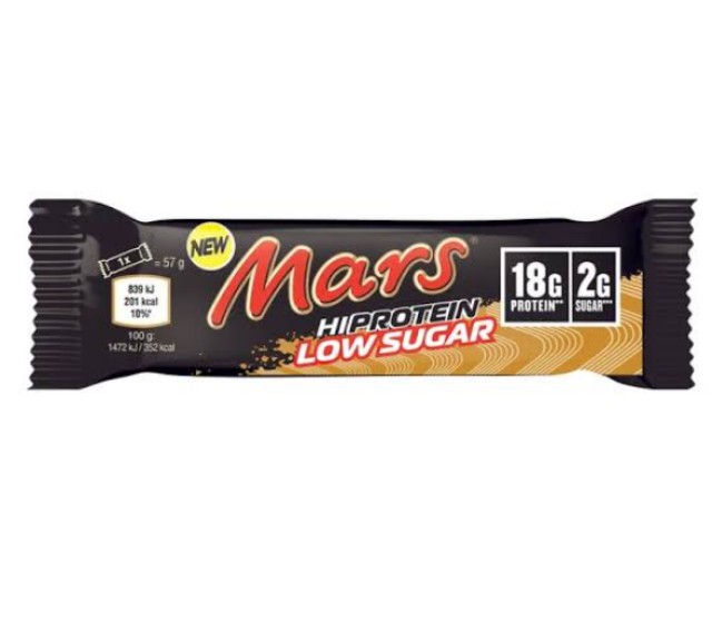 Mars HiProtein Low Sugar Μπάρα Υψηλής Πρωτεΐνης 57gr