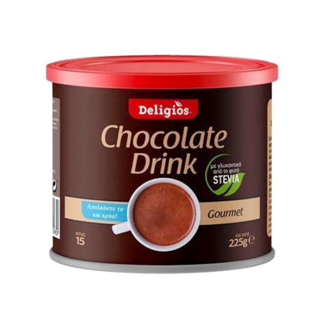 Deligios Chocolate Drink & Stevia 225g