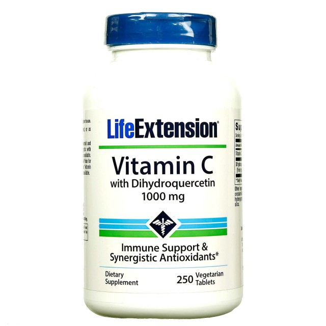 Life Extension Vitamin C Dihydroquercetin 1000mg 250 Tabs