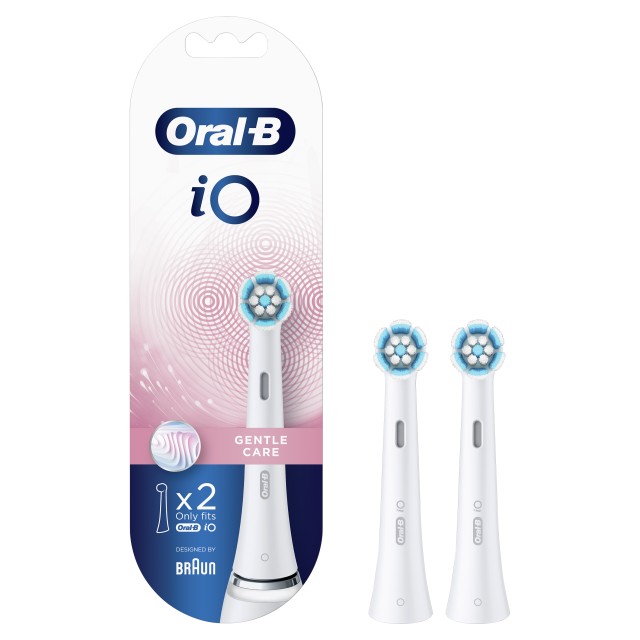 Oral-B Ανταλλακτικές Κεφαλές iO Gentle Care White 2τμχ