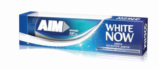 Aim Οδοντόκρεμα White Now 75ml