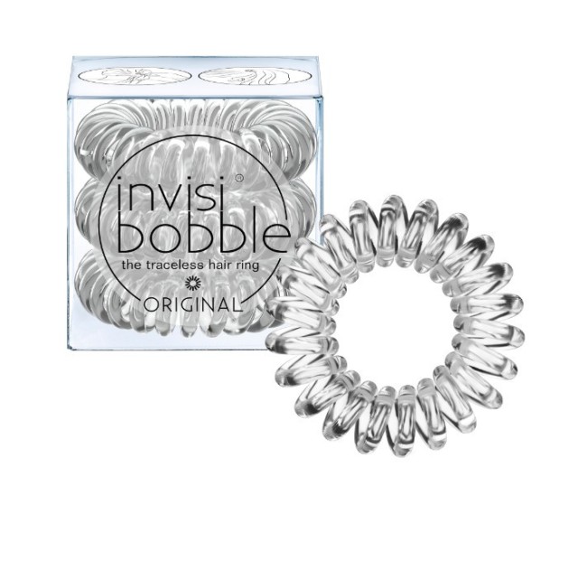 Invisibobble Original Crystal Clear 3τμχ