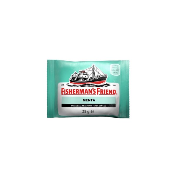 Fisherman's Friend Καραμέλες με Γεύση Μέντας (Πράσινες) 25gr