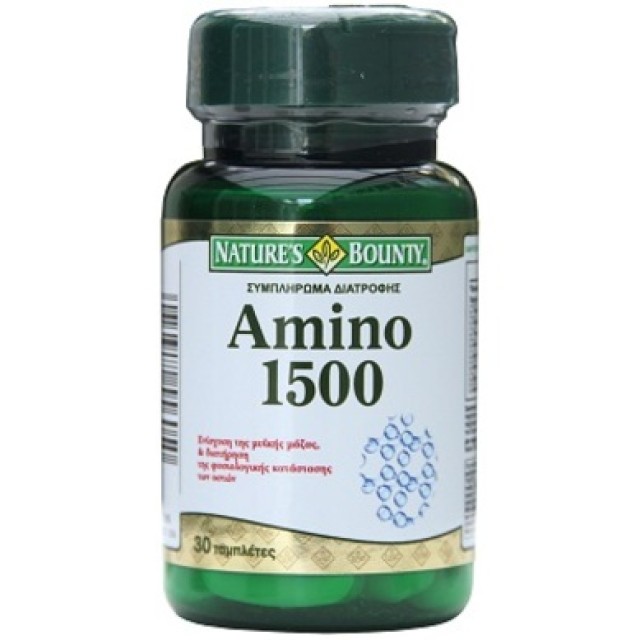 Nature's Bounty AMINO 1500mg 30tabs