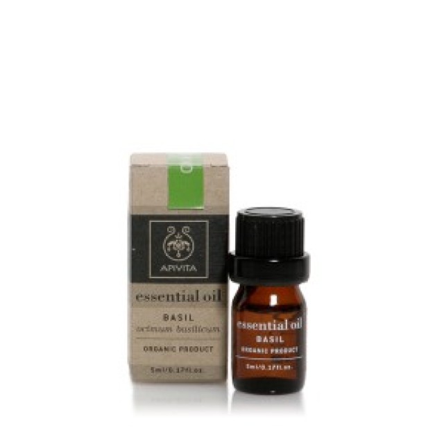 APIVITA ESSENTIAL OIL BASIL 5ML