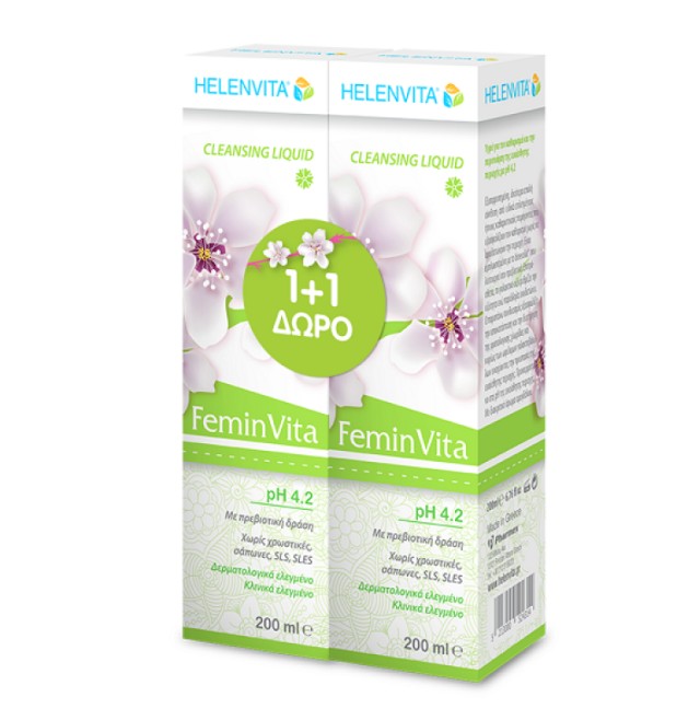 Helenvita Feminvita Cleansing Liquid 200ml 1+1 Δώρο
