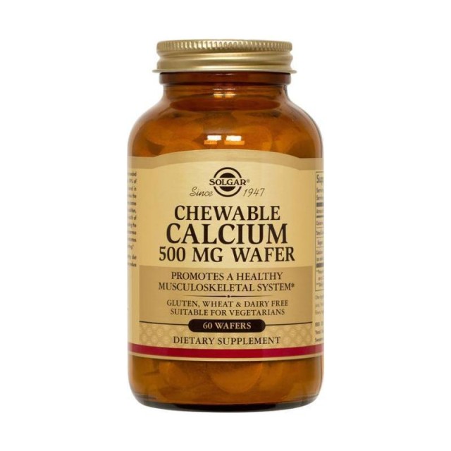 SOLGAR CALCIUM CHEWABLE 500MG 60TAB