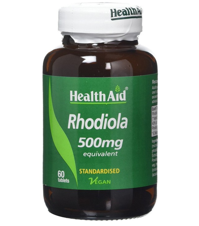 HEALTH AID RHODIOLA ROOT EXTRACT 500MG TABLETS 60'S