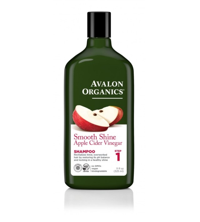 Avalon Organics Smooth Shine Apple Cider Vinegar Shampoo Step1 325ml