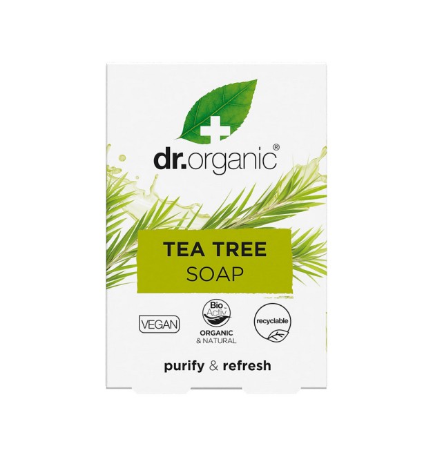 DR.ORGANIC TEA TREE SOAP 100GR