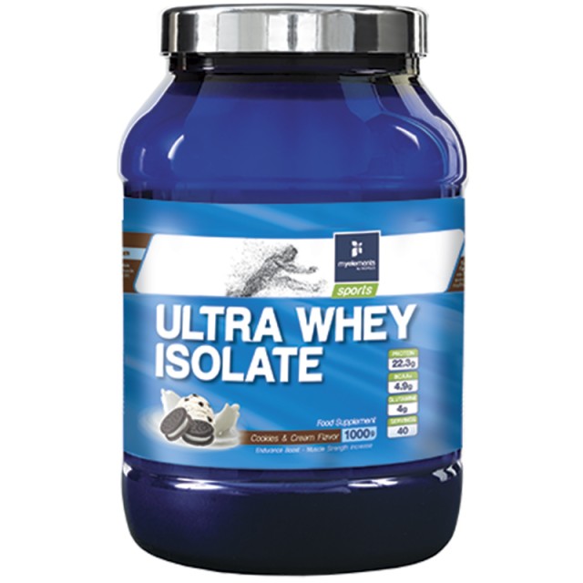 My Elements Ultra Whey Isolate Cookies & Cream Flavor 1000gr