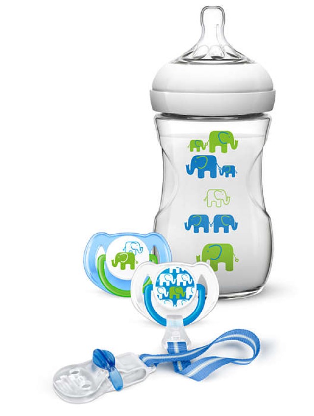 AVENT Elephant Σετ Δώρου με Μπλε Ελεφαντάκια SCD627/01
