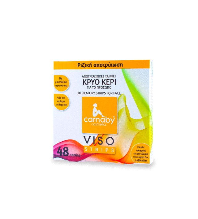 Carnaby Viso Strips Αποτριχωτικές Ταινίες Προσώπου 48τμχ
