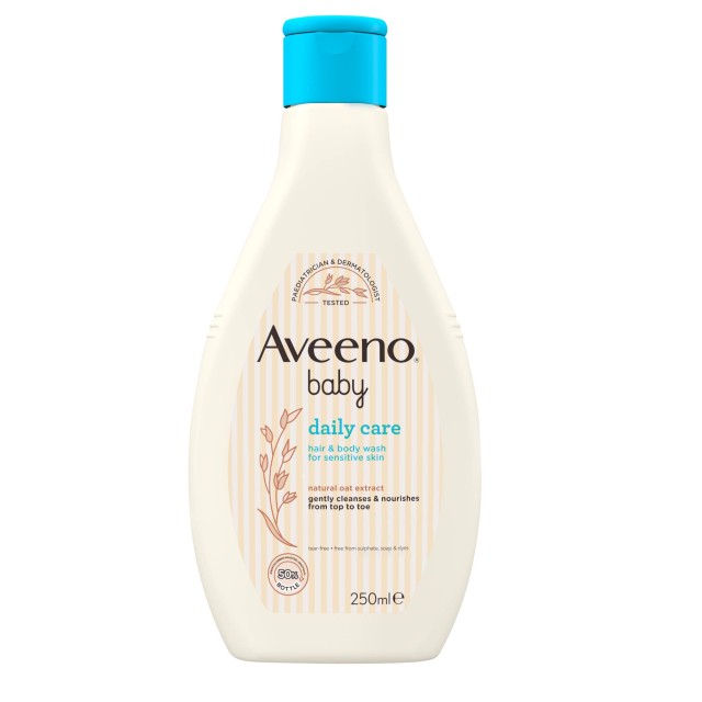 Aveeno Baby Daily Care Hair & Body Wash for Sensitive Skin 250ml