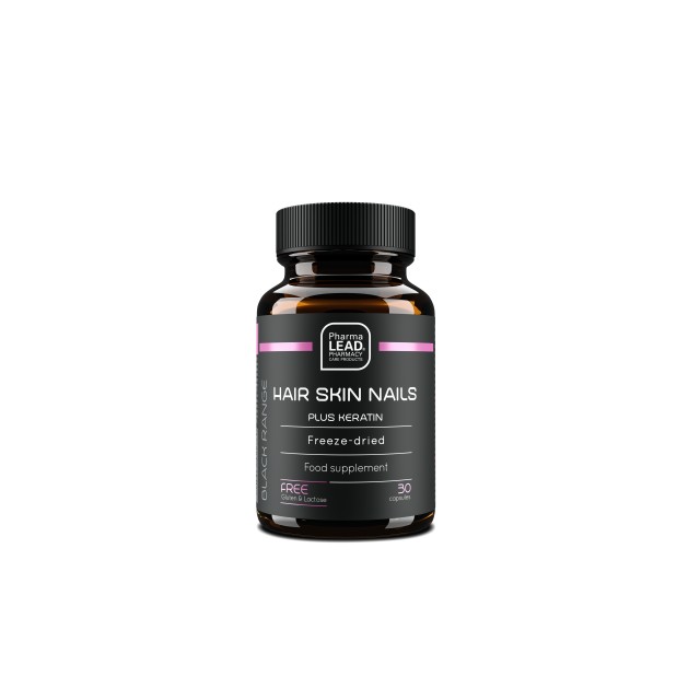 Pharmalead Black Range Hair Skin Nails Plus Keratin 30caps
