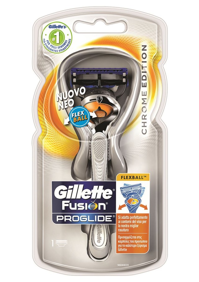 GILLETTE Proglide Flexball Chrome Manual (Μηχανή +1 Ανταλλακτικό)