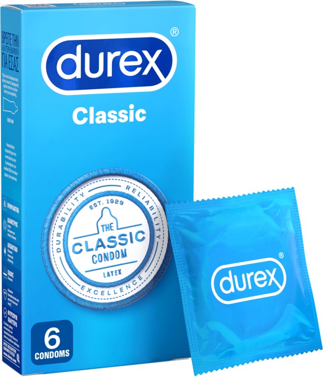 Durex Classic Προφυλακτικά 6τμχ