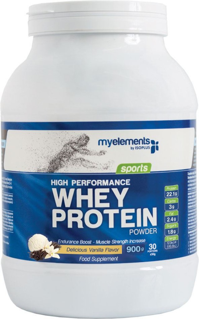 My Elements Sports Whey Protein High Performance Powder Vanila 900gr