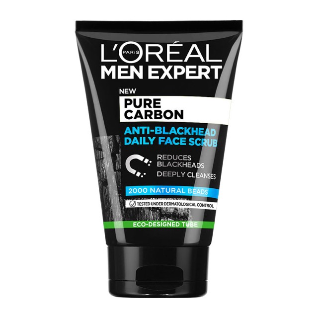 L'oreal Paris Men Expert Pure Carbon Daily Face Scrub 100ml