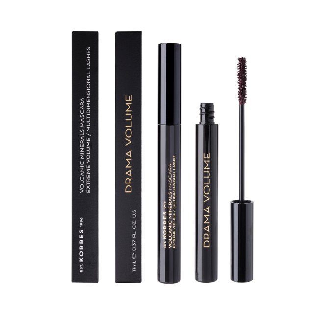 Korres Volcanic Minerals Mascara Drama Volume Plum Brown No 02 11ml