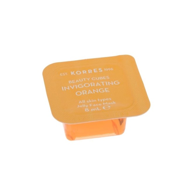 Korres Beauty Cubes Invigorating Orange Jelly Face Mask 8ml