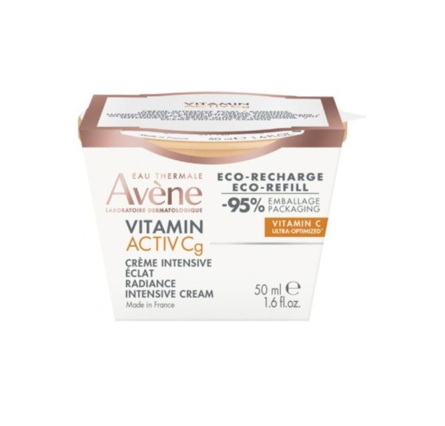 Avene Vitamin Activ Cg Κρέμα Έντονης Λάμψης Eco Refill 50ml