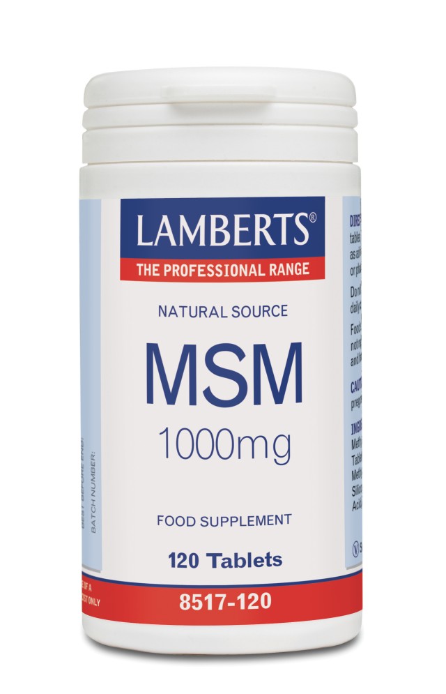 LAMBERTS MSM 1000MG 120TABS