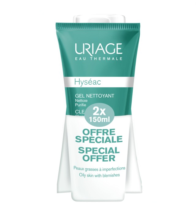 Uriage Hyseac Cleansing Gel 2x150ml