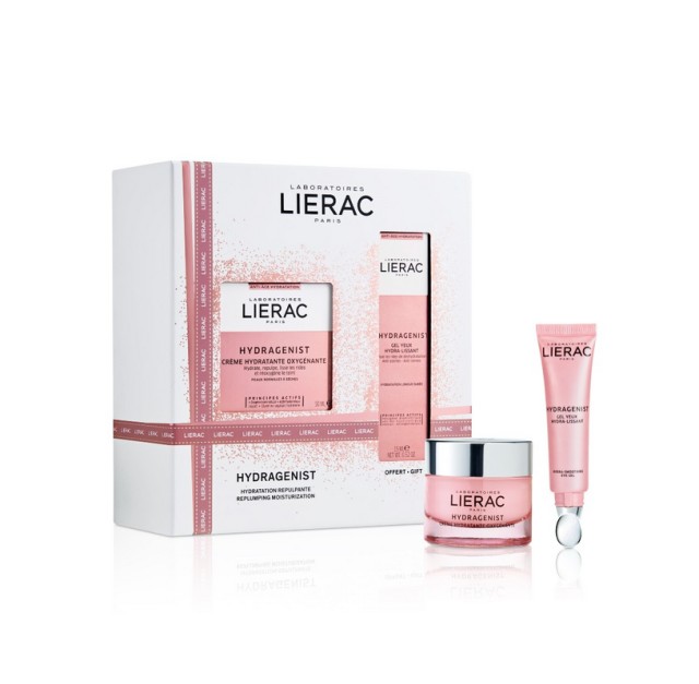 Lierac Set Hydragenist Cream for Normal to Dry Skin 50ml + Δώρο Hydragenist Gel Yeux 15ml