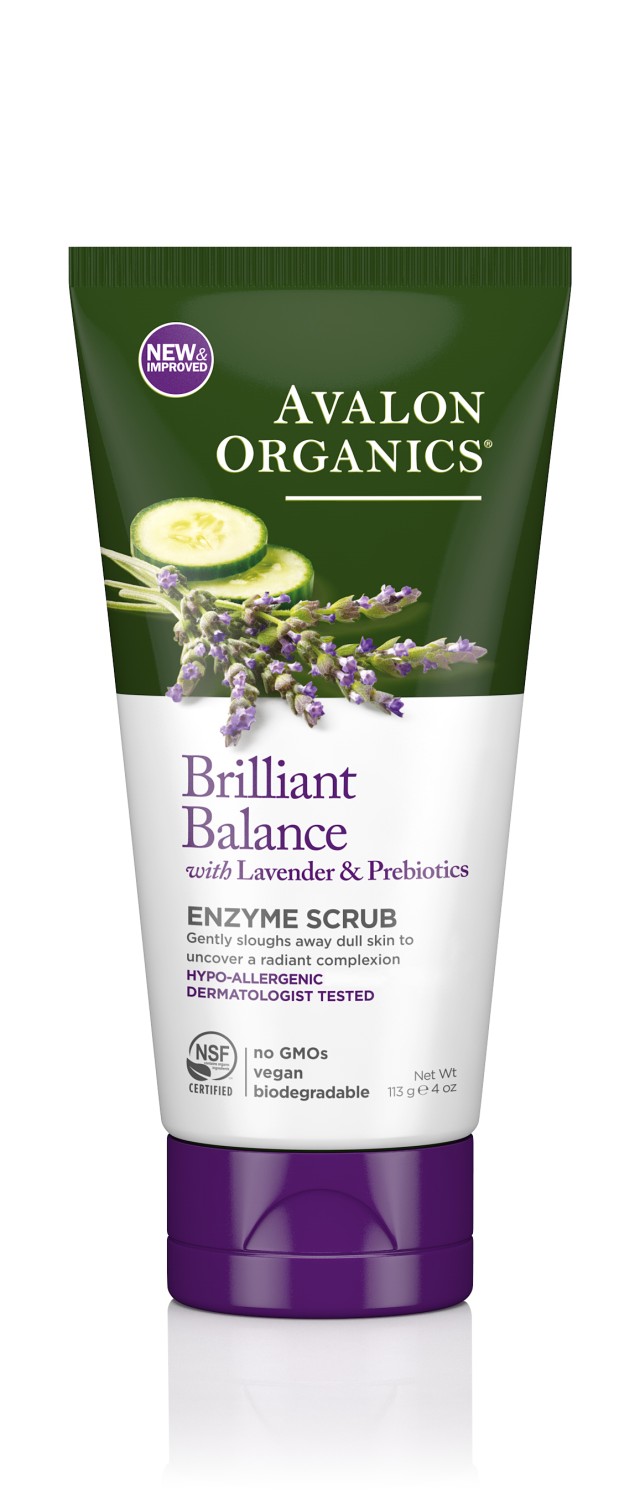 Avalon Organics Enzyme Scrub With Lavender & Probiotics 100ml