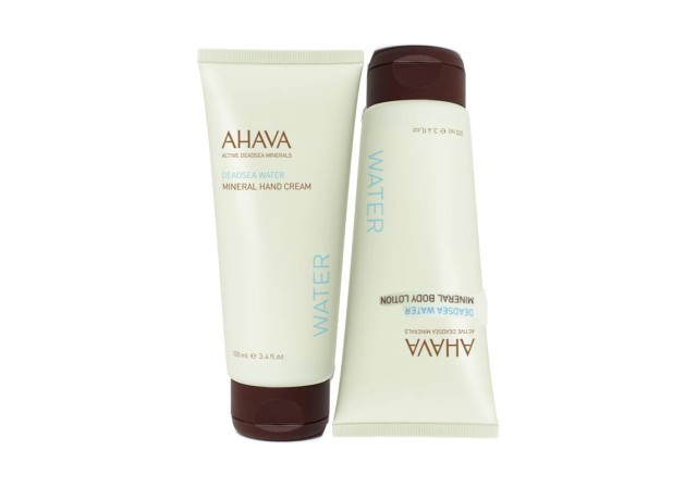 AHAVA DUO Mineral Hand Cream 100ml & Mineral Body Lotion 100ml
