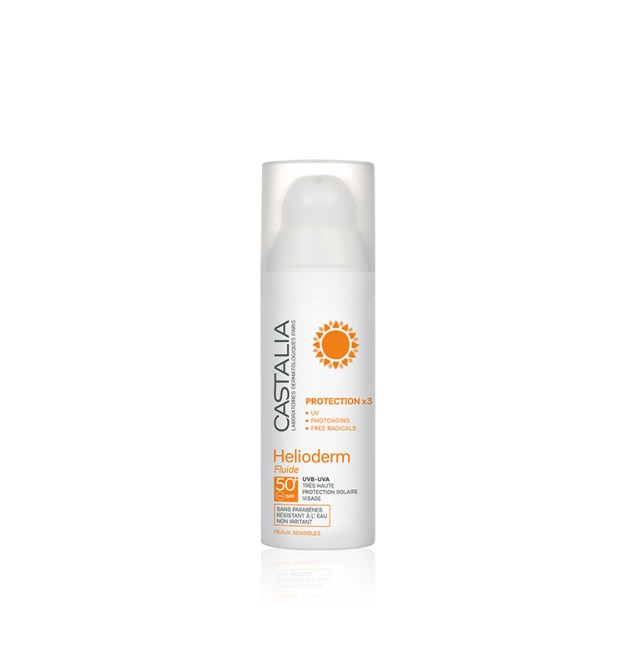 Castalia Helioderm Fluide spf50 Protection x3 50ml