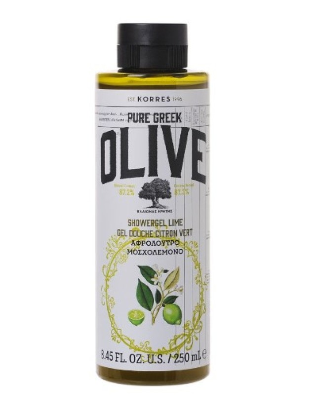 Korres Pure Greek Olive Αφρόλουτρο Μοσχολέμονο 250ml