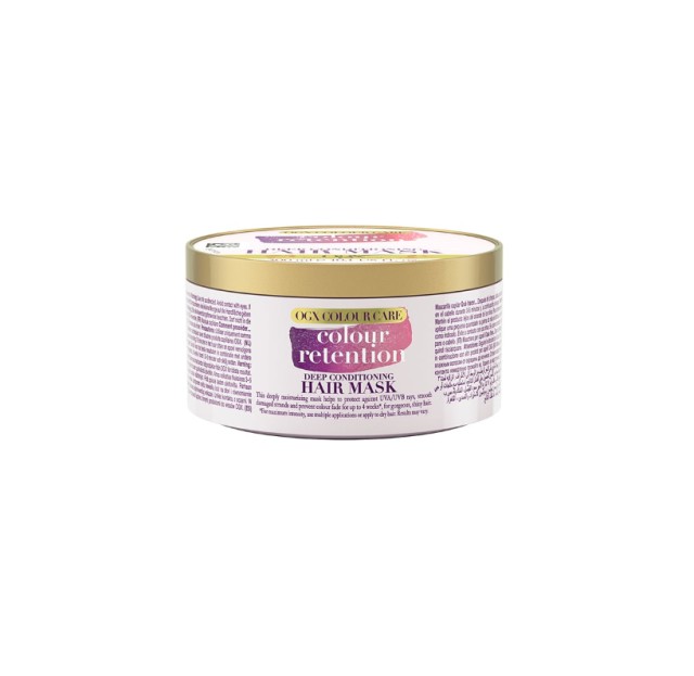 Ogx Colour Retention Hair Mask Μάσκα Μαλλιών για Προστασία Χρώματος & Ενυδάτωση 300ml