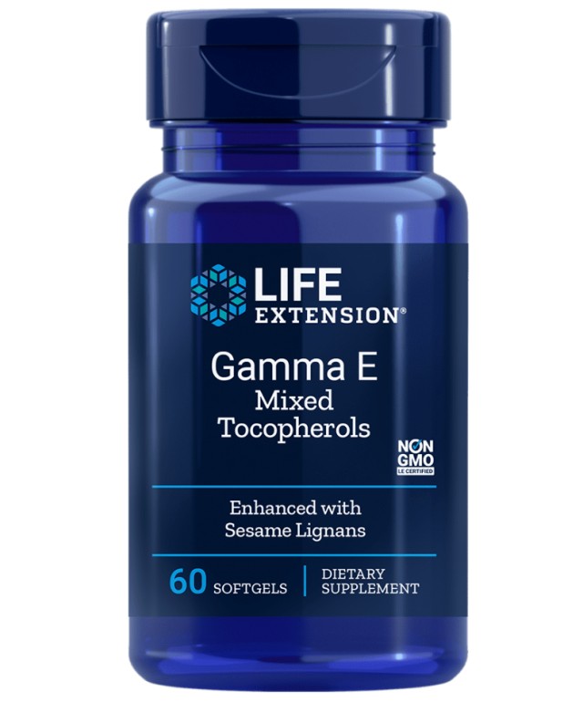 Life Extension Gamma E Tocopherol Sesame Lig. 60softgels