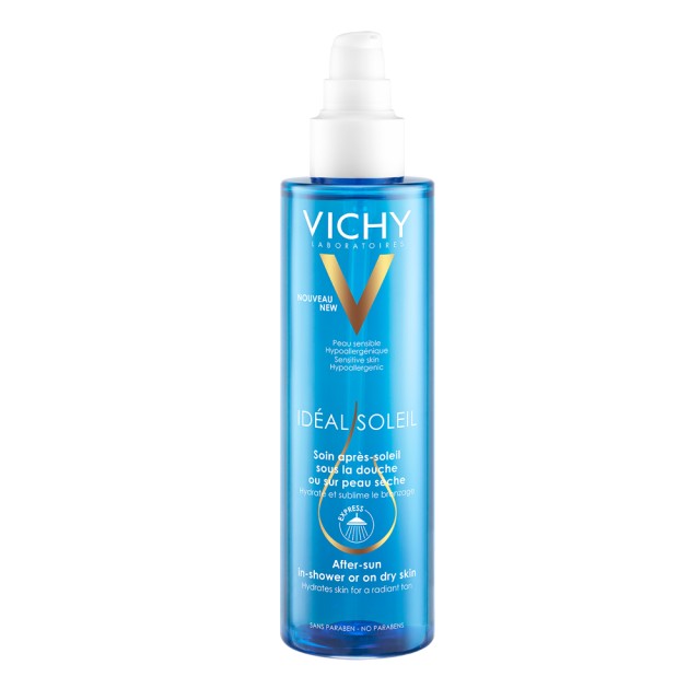VICHY Ideal Soleil After Sun Double After Sun Σώματος για Εφαρμογή μέσα το Μπάνιο ή σε Στεγνή Επιδεμιδα 200ml