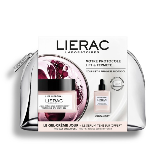 Lierac Set Lift Integral Firming Day Cream-Gel Συσφικτική Κρέμα-Gel Προσώπου 50ml & ΔΩΡΟ Lift Integral Serum Συσφικτικός Ορός 15ml
