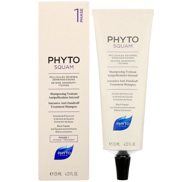 Phyto Phytosquam Treatment Anti-dandruff Shampoo 125ml