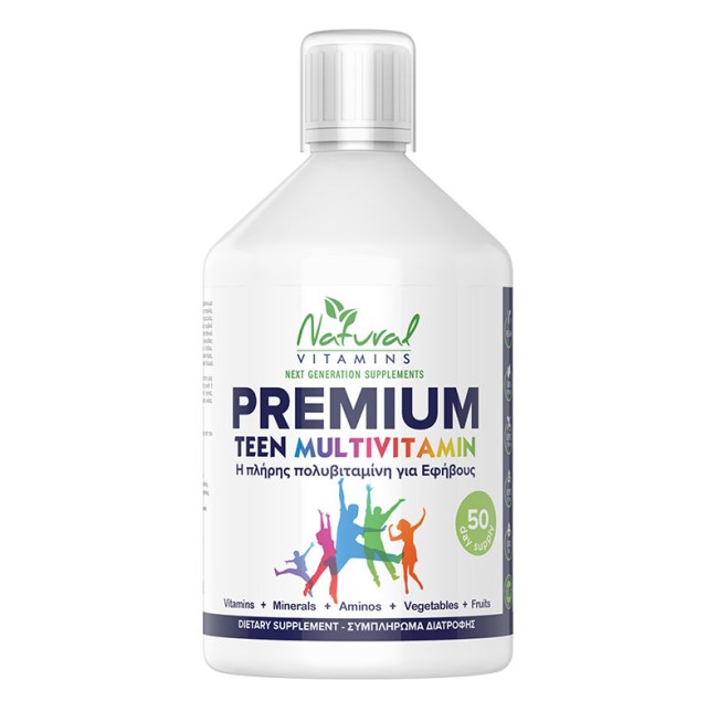 Natural Vitamins Premium Multivitamin for Teenagers 500ml