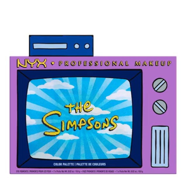 Nyx Professional Makeup Simpsons Παλέτα με Σκιές Ματιών 1τμχ