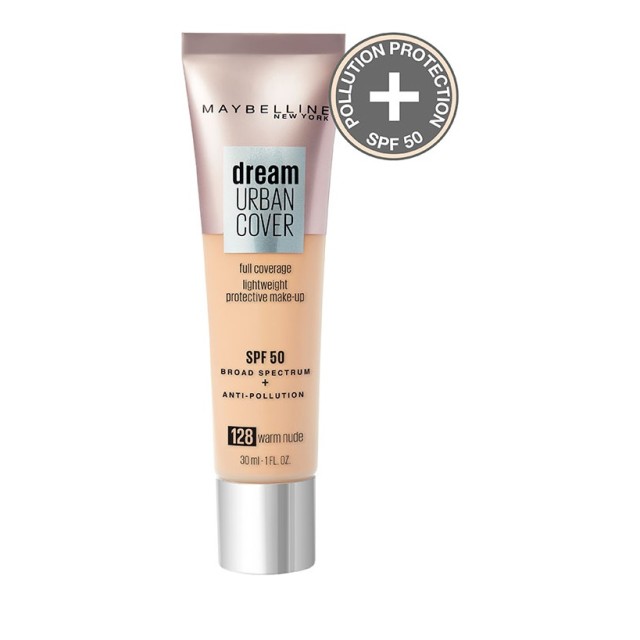 Maybelline Dream Urban Cover Make-Up SPF50 128 Warm Nude 30ml