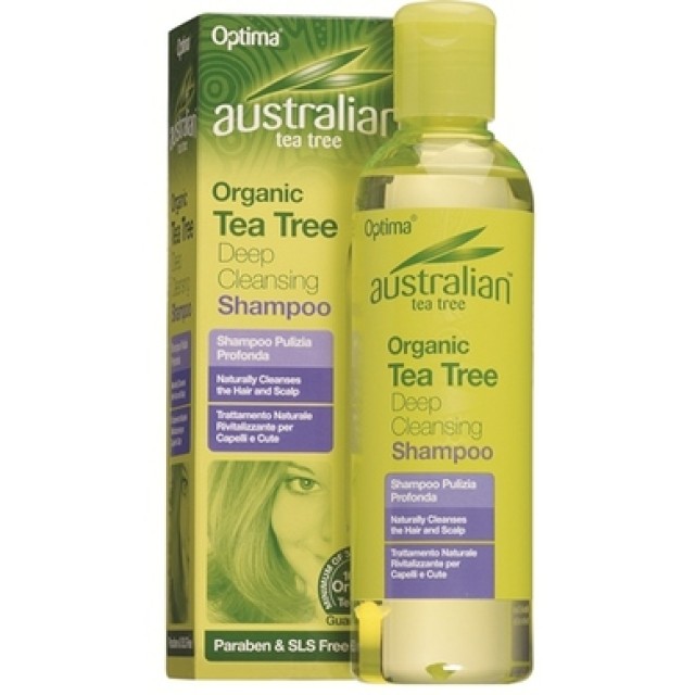 OPTIMA Australian Organic Tea Tree Deep Cleansing Shampoo 250ml