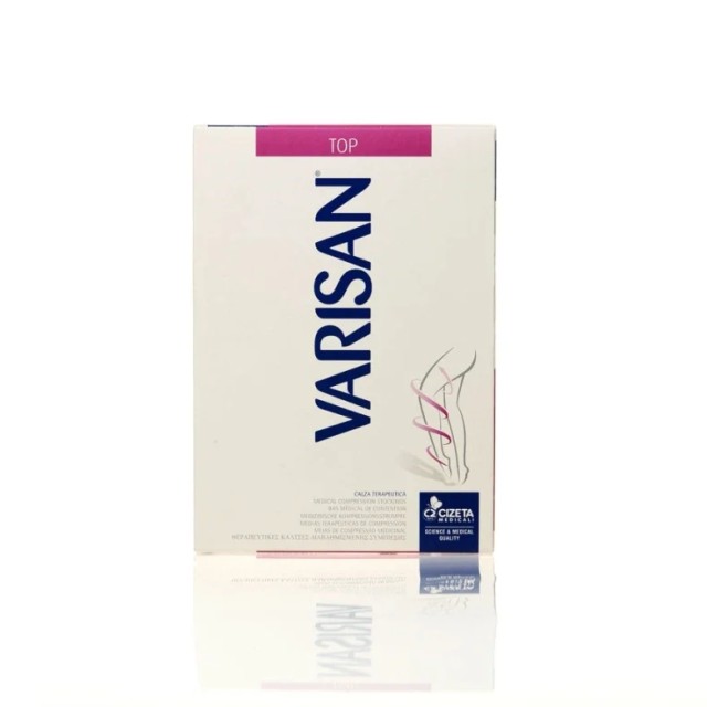 Varisan Top Θεραπευτικές Κάλτσες Ριζομηρίου Ccl 2 Ανοικτά Δάκτυλα Normal Μπεζ Ζεύγος No5