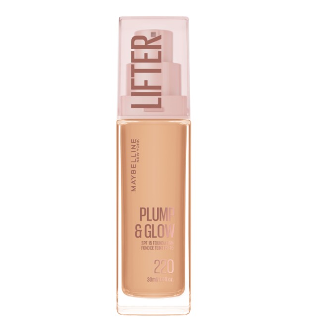 Maybelline Lifter Plump & Glow spf15 Foundation 220 30ml