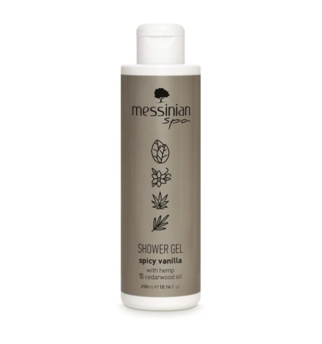 Messinian Spa Shower Gel Spicy Vanilla Aφρόλουτρο 250ml