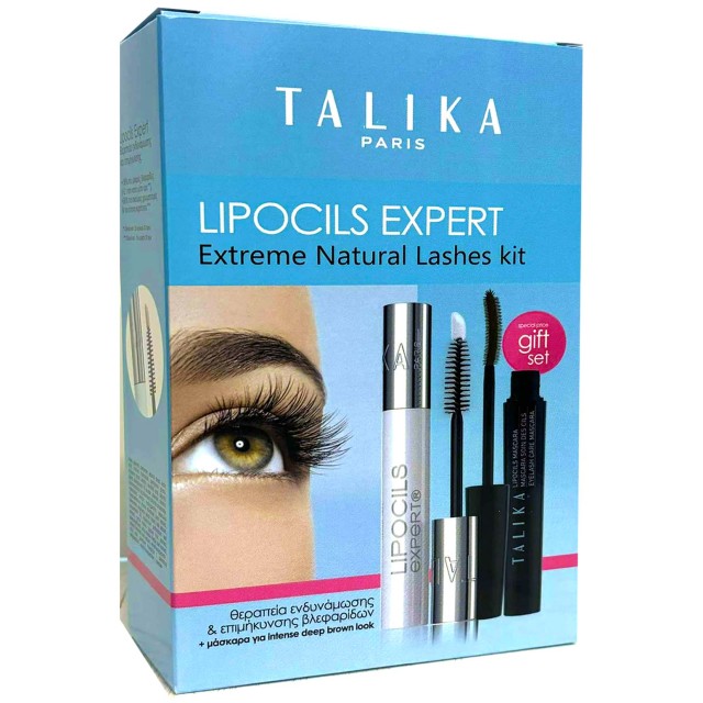 Talika Set Lipocils Expert 1τμχ + Lipocils Mascara Brown 1τμχ